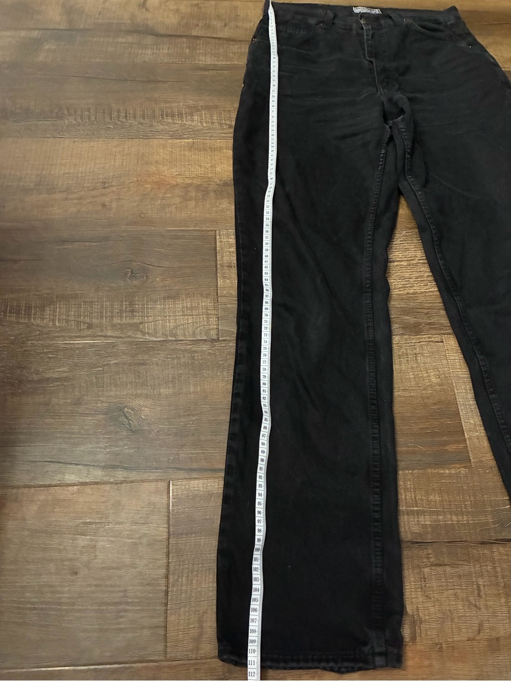 Valentino Black Slim Straight Men's Jeans - Picture 4 of 9